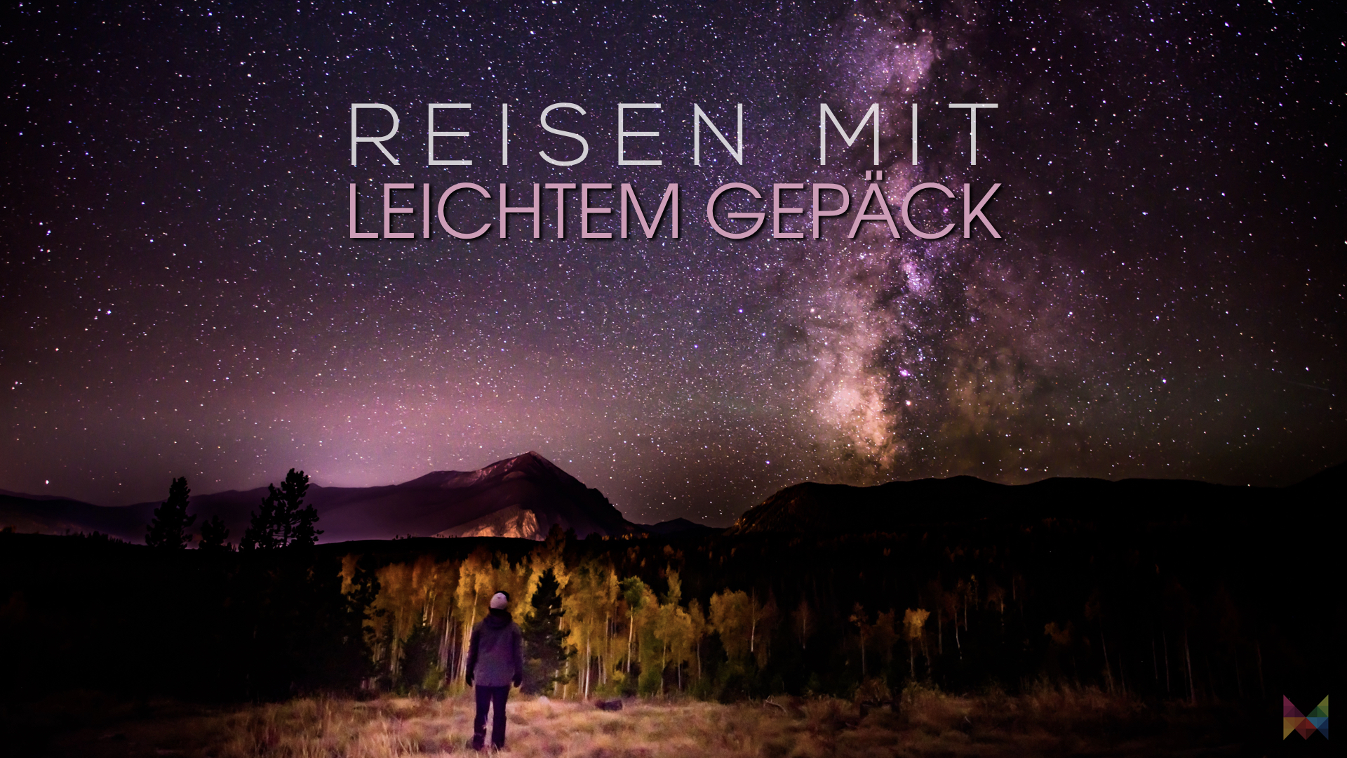 Reisen mit leichtem Gepäck